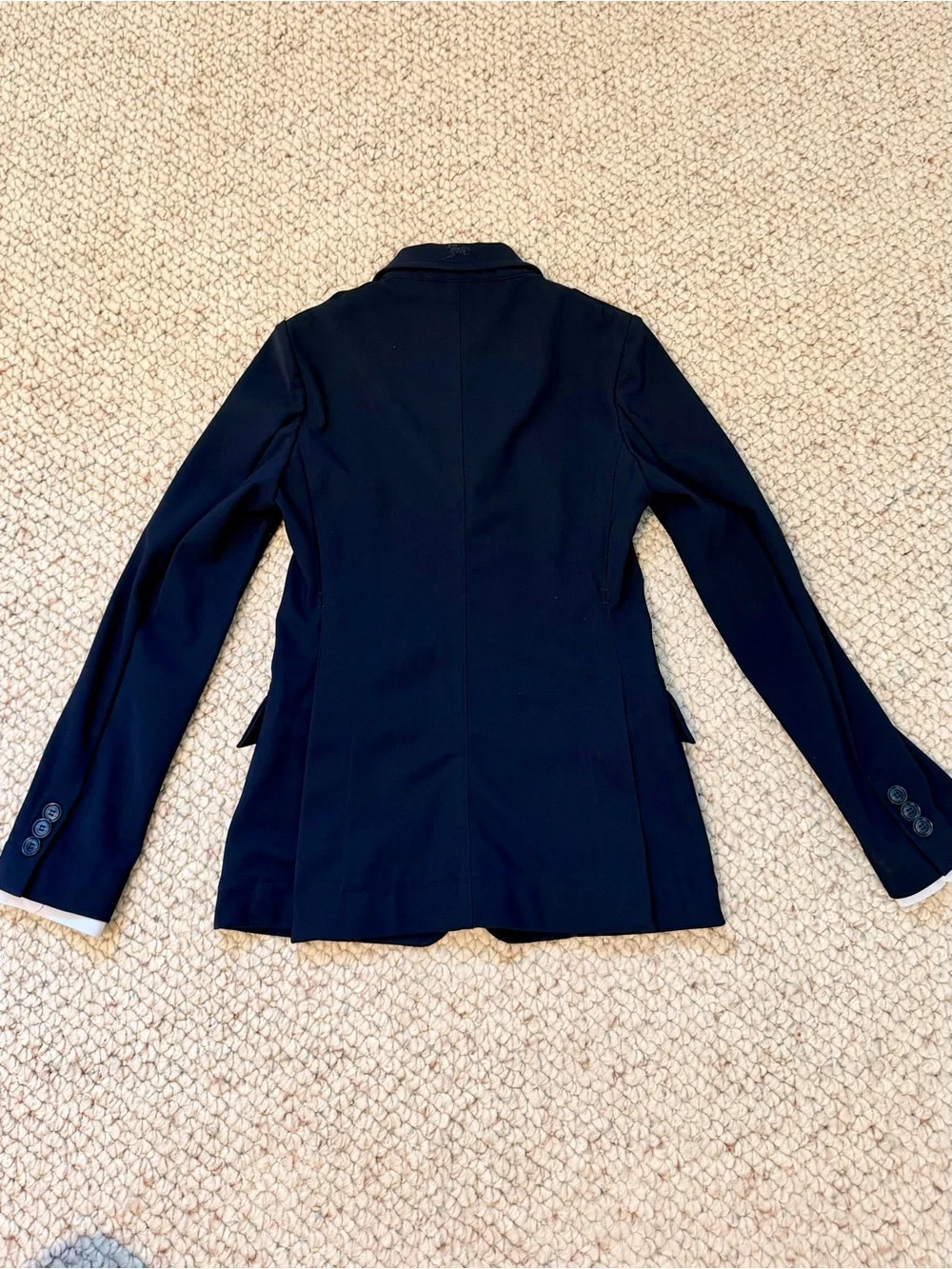 RJ Classics Black Orange Label Kids Show Jacket with white cuffs.